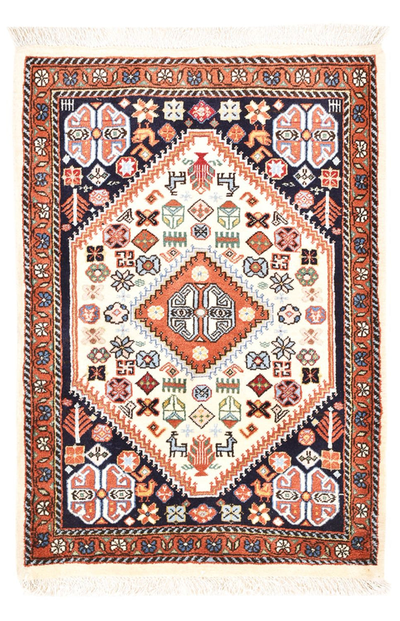 Gabbeh-tæppe - Kashkuli Persisk - 95 x 64 cm - flerfarvet