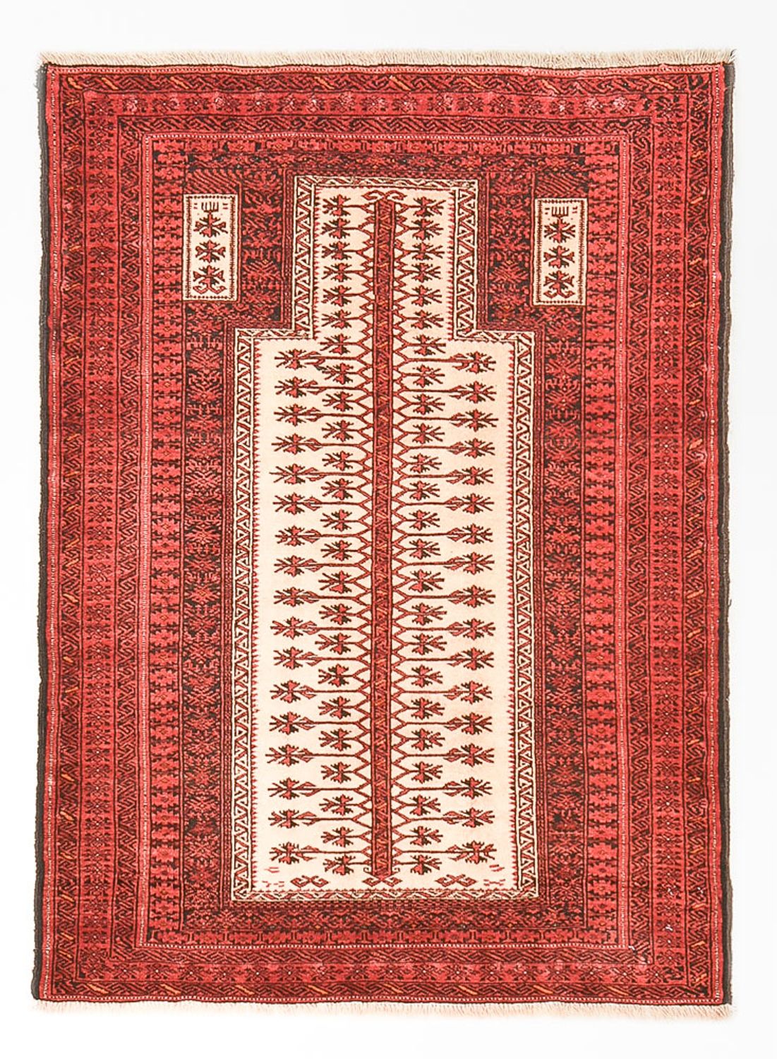 Baluch-tæppe - 143 x 102 cm - rød