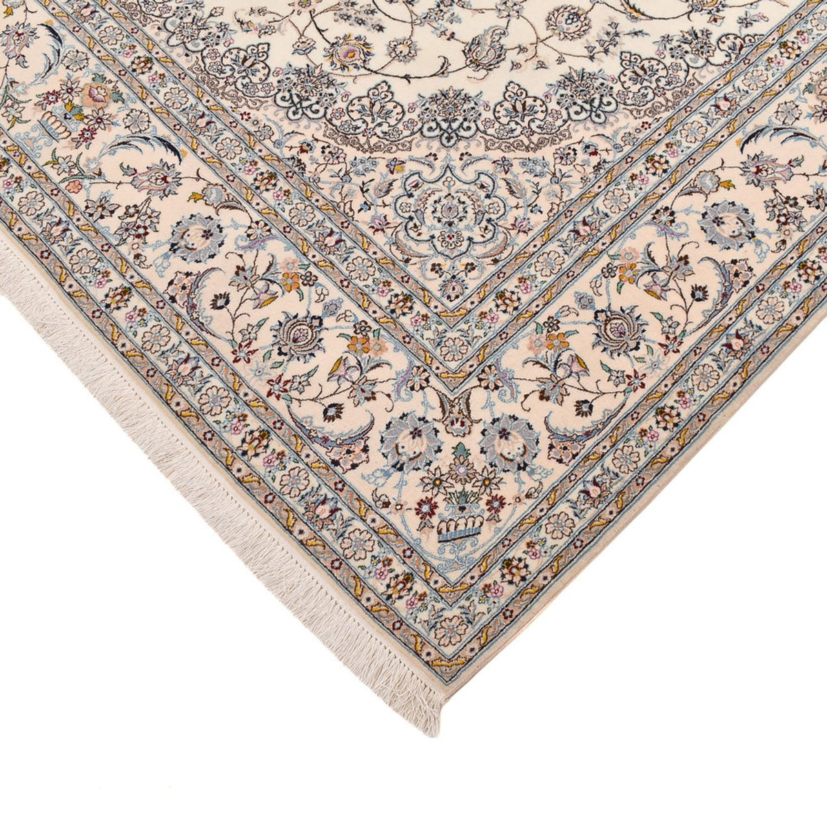 Persisk tæppe - Nain - Premium - 295 x 200 cm - creme