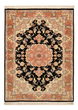 Persisk tæppe - Tabriz - Premium - 145 x 100 cm - mørkeblå