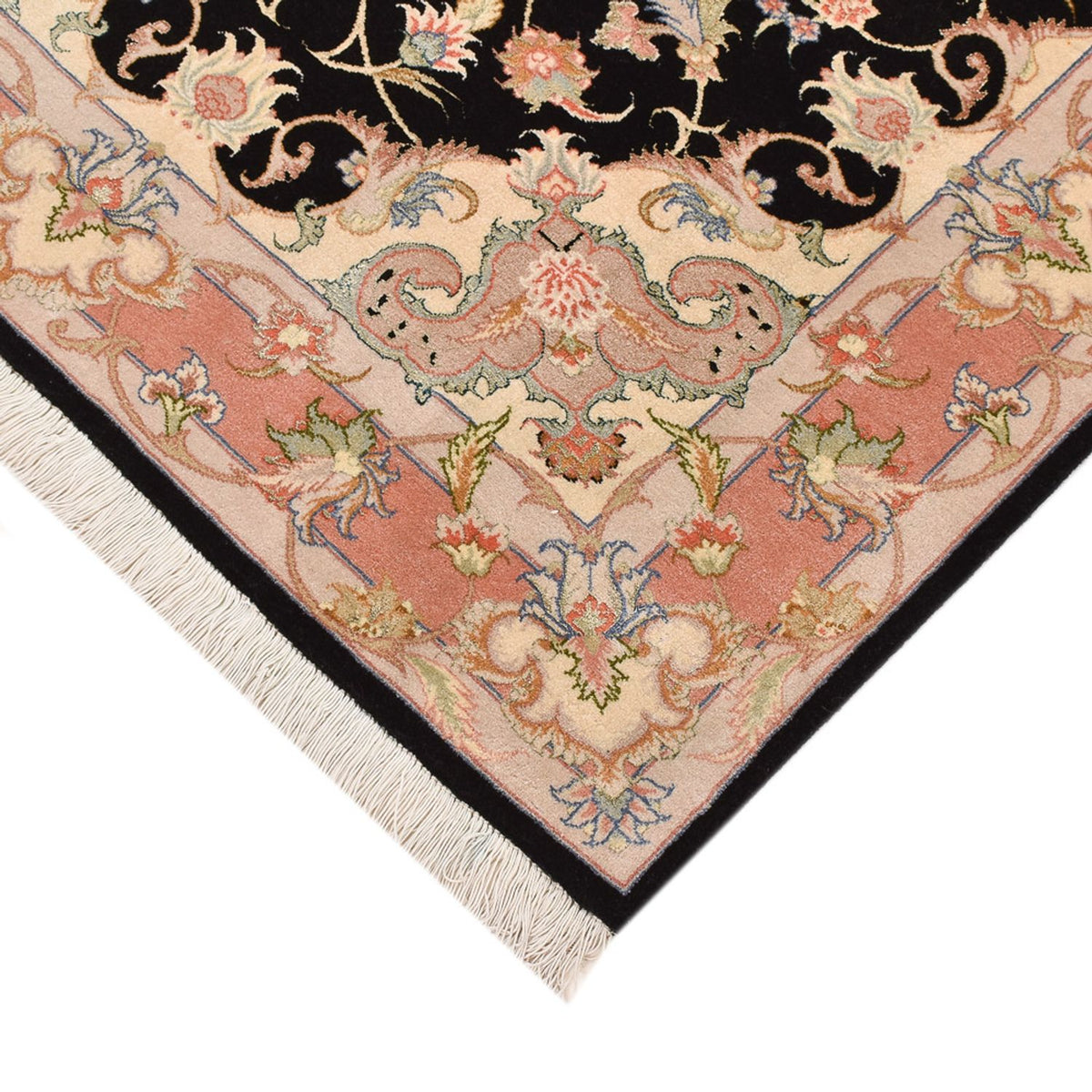 Persisk tæppe - Tabriz - Premium - 145 x 100 cm - mørkeblå