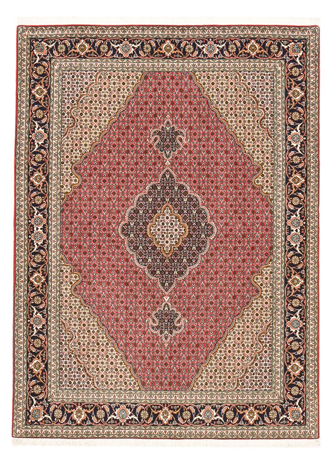 Persisk tæppe - Tabriz - Royal - 205 x 150 cm - rød
