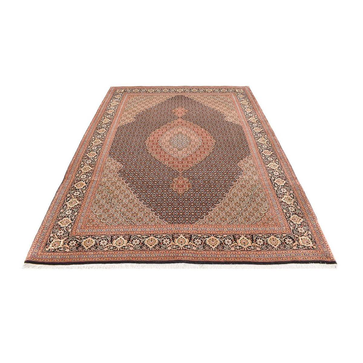 Persisk tæppe - Tabriz - Royal - 303 x 203 cm - mørk beige