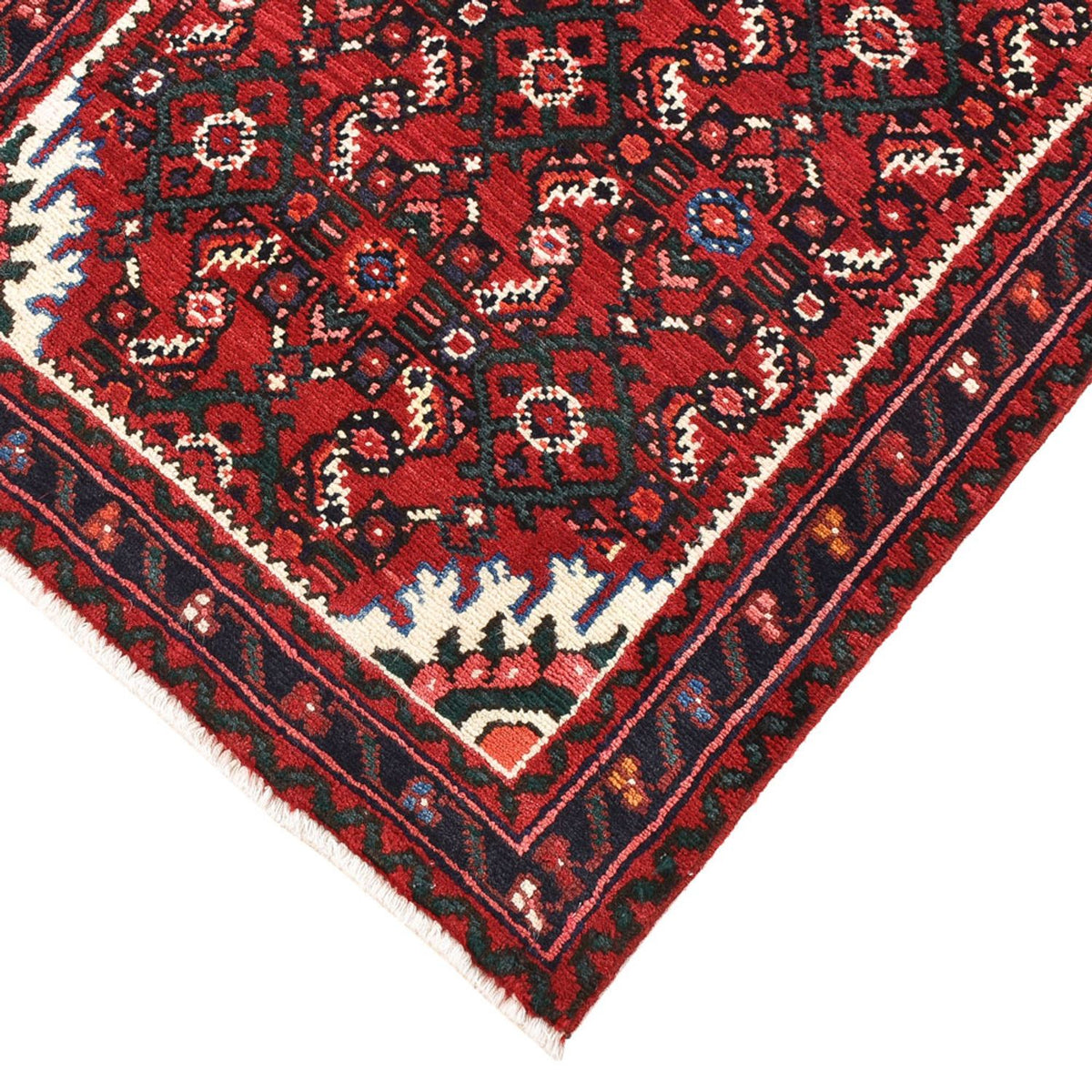Løber Persisk tæppe - Nomadisk - 195 x 64 cm - mørkerød