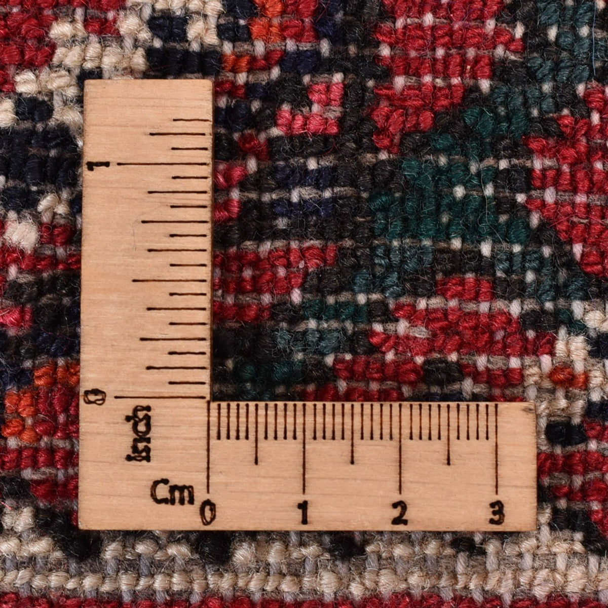 Løber Persisk tæppe - Nomadisk - 195 x 64 cm - mørkerød