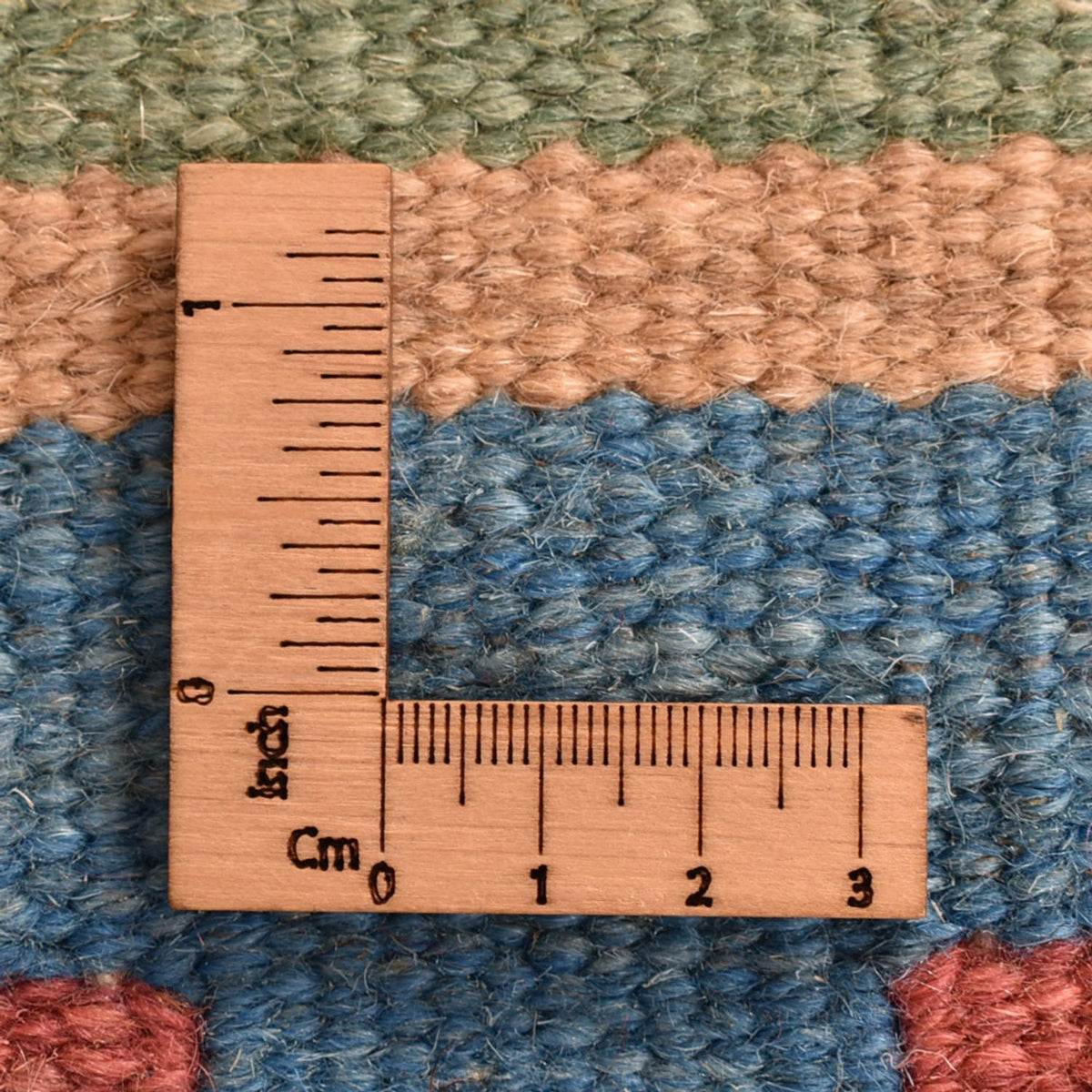 Løber Kelim-tæppe - orientalsk - 204 x 84 cm - flerfarvet