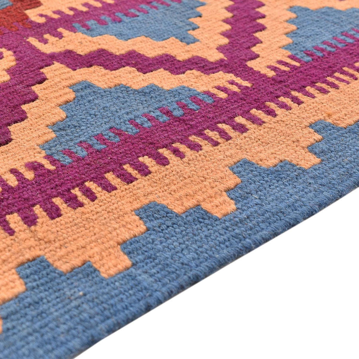 Kelim-tæppe - orientalsk - 208 x 150 cm - flerfarvet