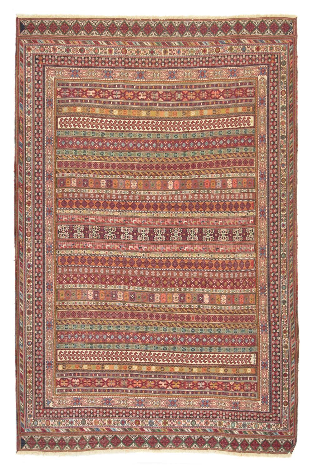Persisk tæppe - Nomadisk - 297 x 197 cm - flerfarvet
