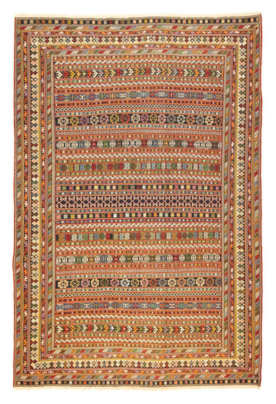 Afshar Sirjan Tæppe 194x287cm - Persisk tæppe