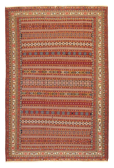 Afshar Sirjan Tæppe 196x293cm - Persisk tæppe