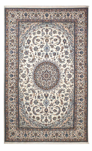 Persisk tæppe - Nain - Premium - 252 x 157 cm - beige