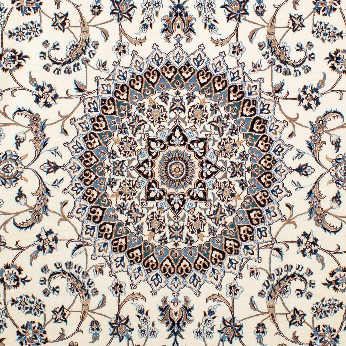 Persisk tæppe - Nain - Premium - 252 x 157 cm - beige