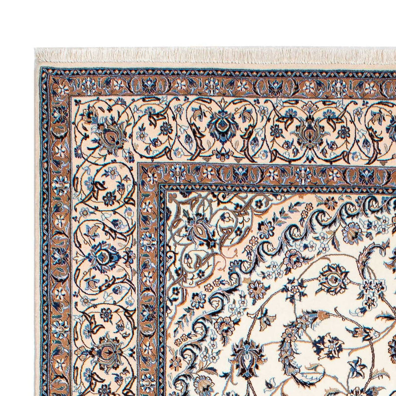 Persisk tæppe - Nain - Premium - 252 x 157 cm - beige