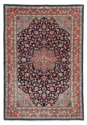 Persisk tæppe - Royal - 306 x 214 cm - mørkeblå