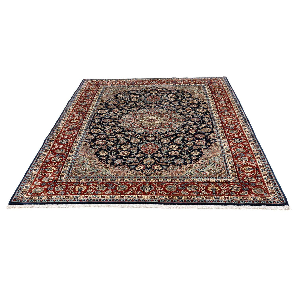 Persisk tæppe - Royal - 295 x 213 cm - mørkeblå