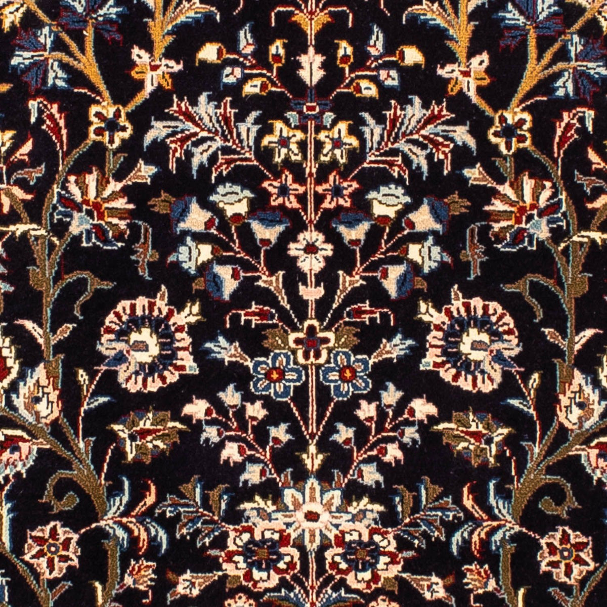Persisk tæppe - Royal - 278 x 185 cm - mørkeblå