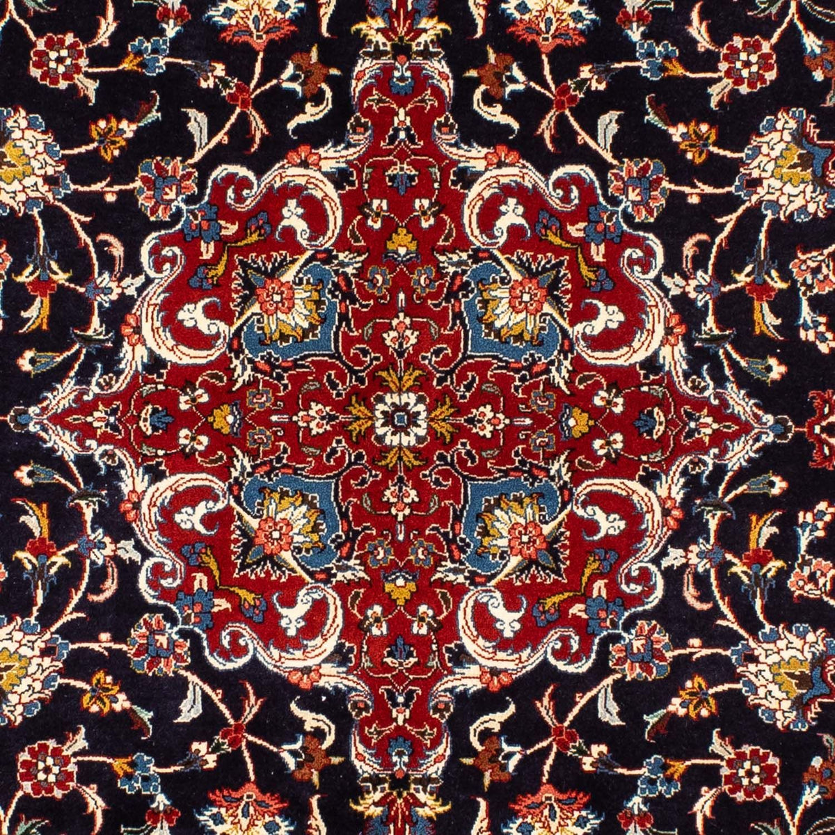 Persisk tæppe - Royal - 302 x 202 cm - mørkeblå