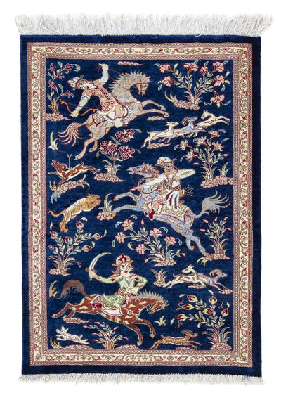 Qom Tæppe 55x87cm - Persisk tæppe