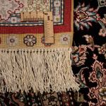 Silketæppe - China Silk - 183 x 122 cm - mørkerød
