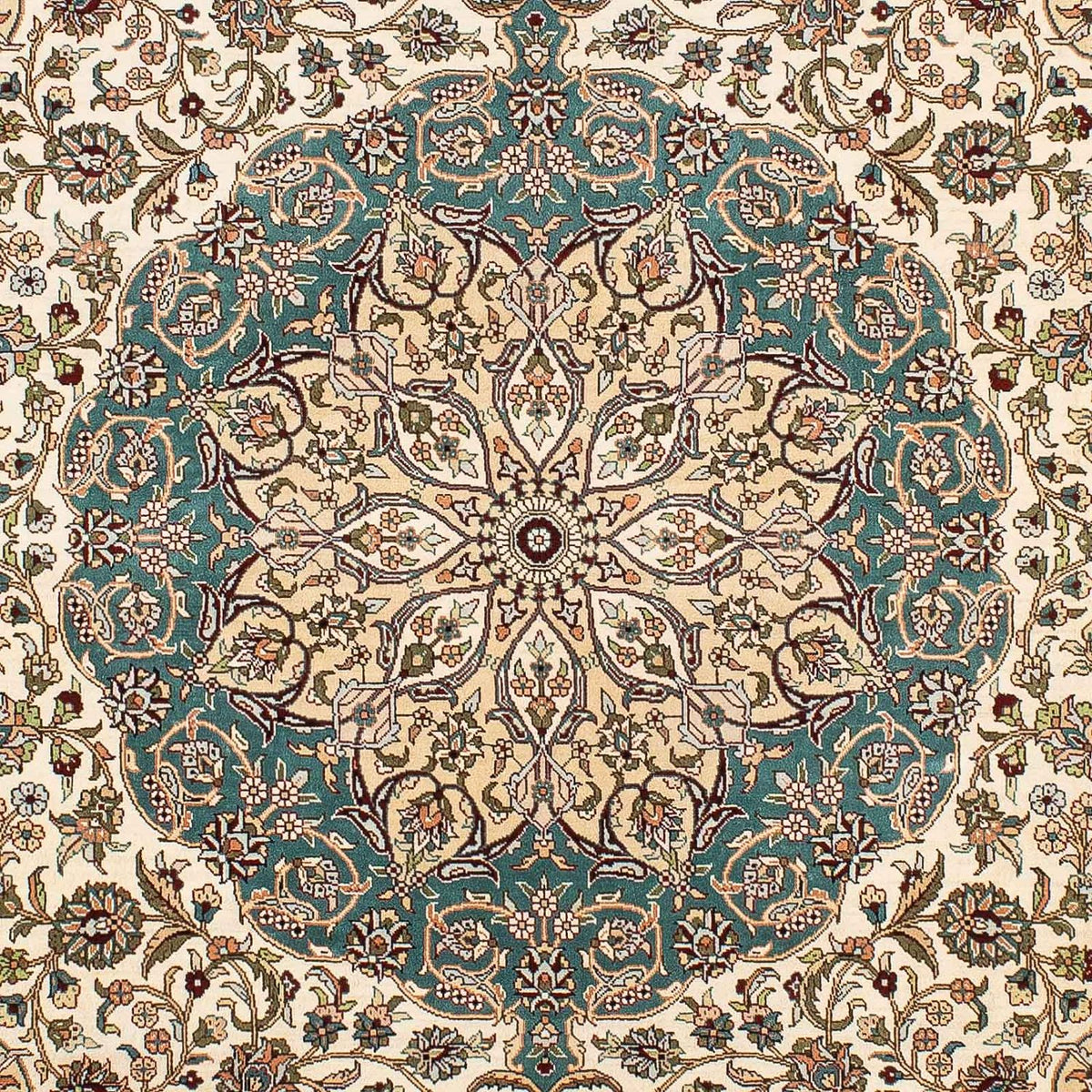 Silketæppe - China Silk - 183 x 122 cm - mørkerød