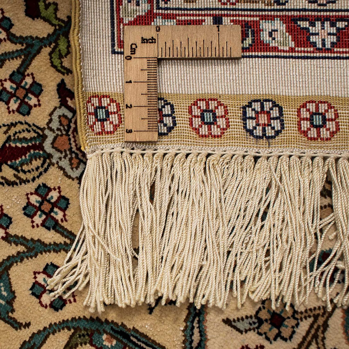Silketæppe - China Silk - 183 x 122 cm - mørkerød
