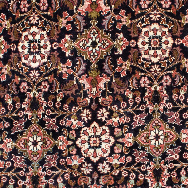 Persisk tæppe - Bijar - 210 x 141 cm - mørkeblå