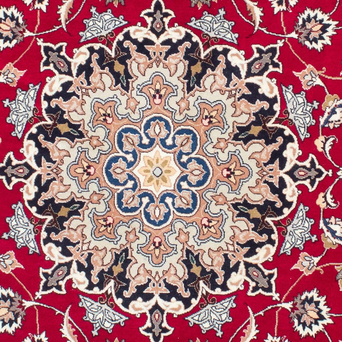 Persisk tæppe - Tabriz - Royal - 210 x 154 cm - rød