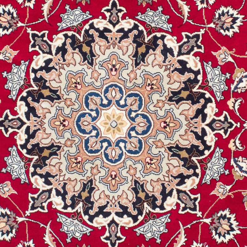 Persisk tæppe - Tabriz - Royal - 210 x 154 cm - rød