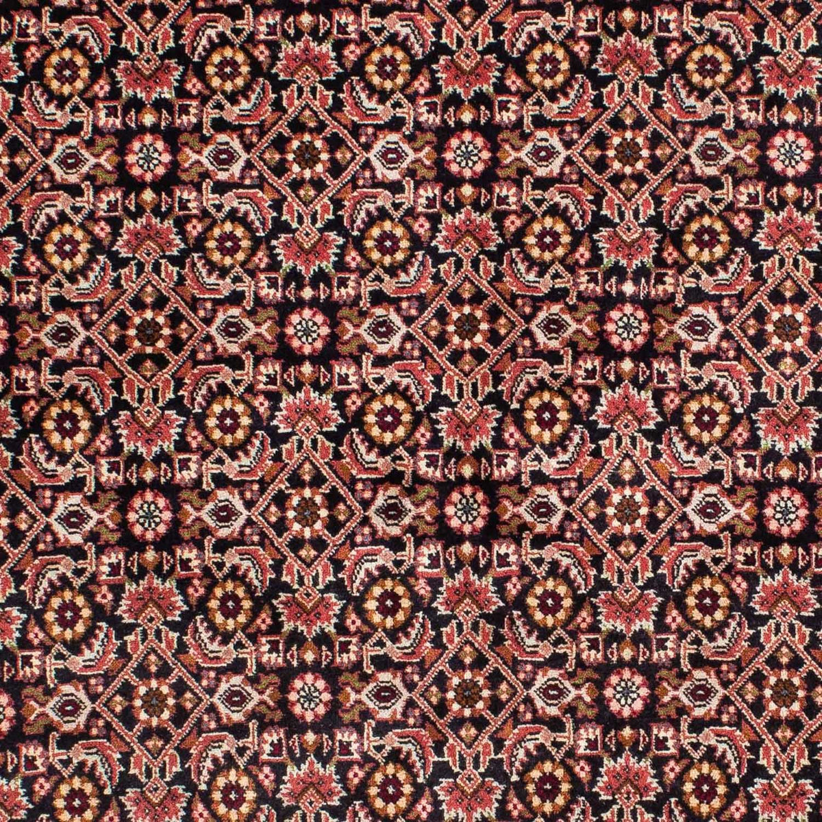 Persisk tæppe - Bijar - 217 x 141 cm - mørkeblå