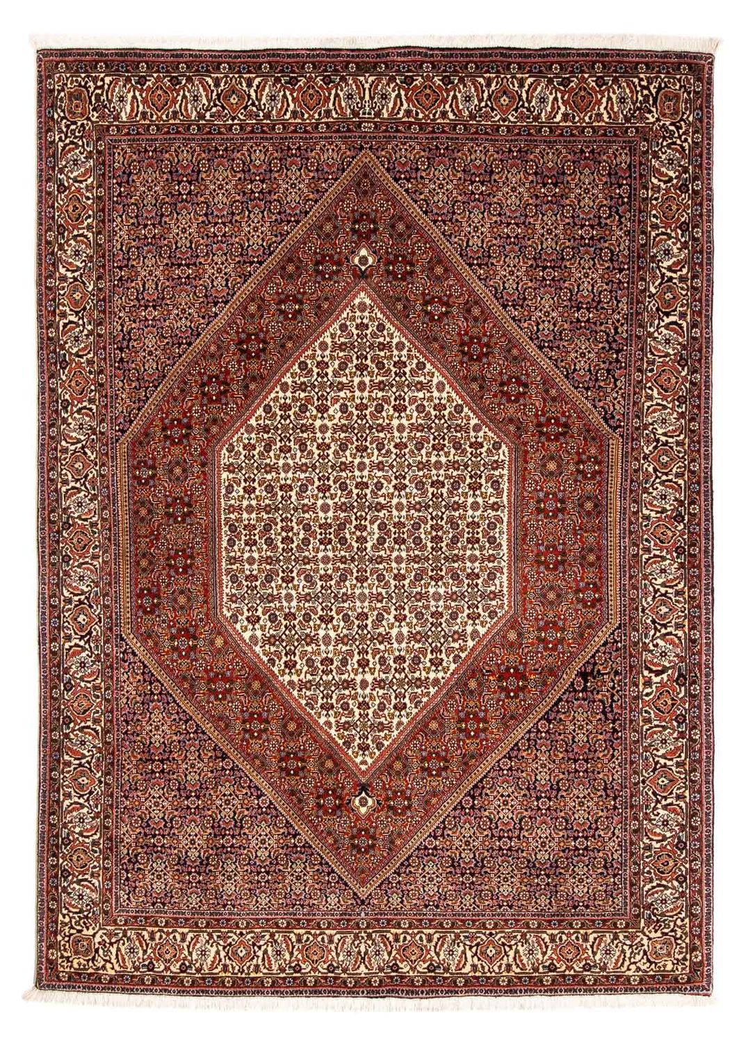 Persisk tæppe - Bijar - 231 x 163 cm - flerfarvet