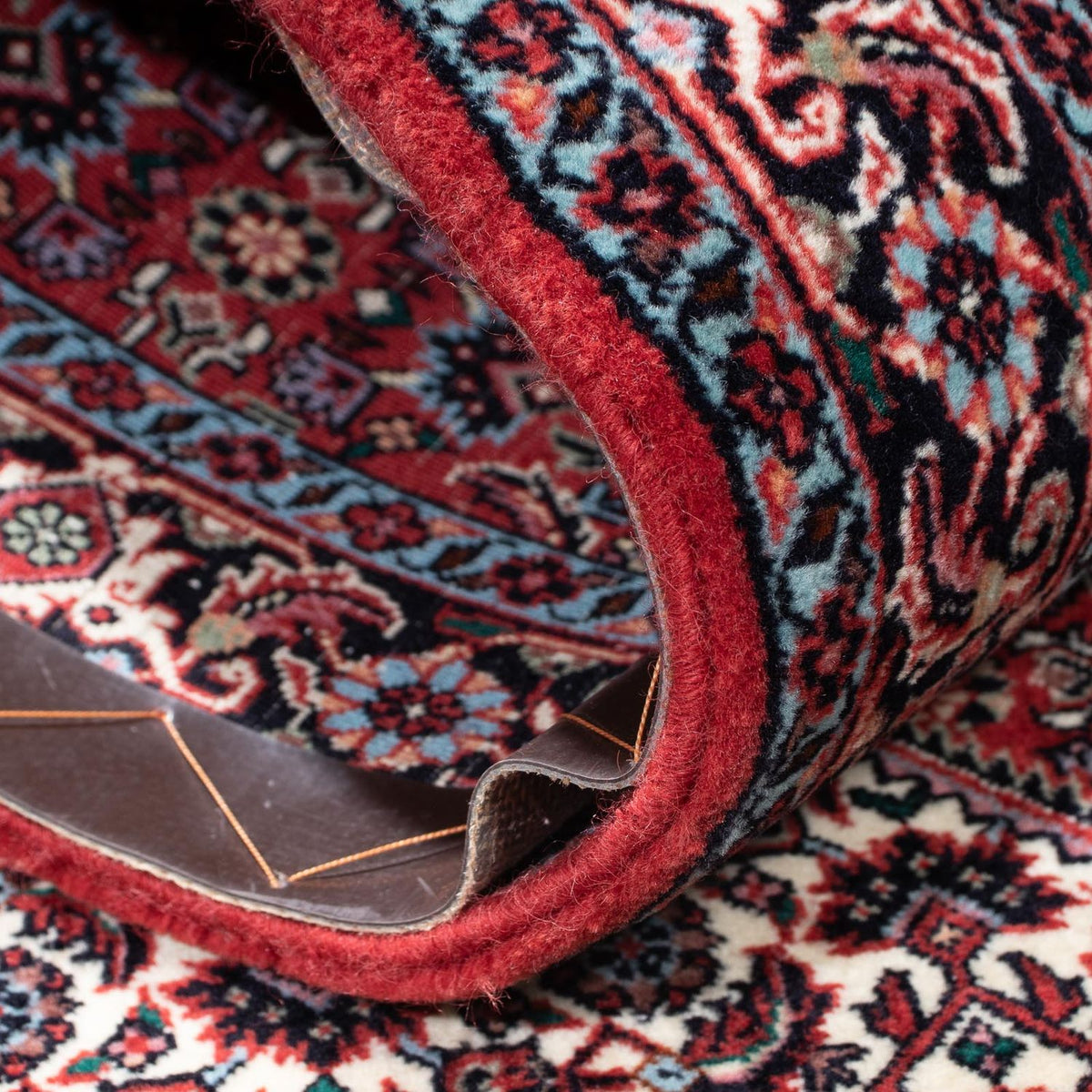 Løber Persisk tæppe - Bijar - 198 x 75 cm - rød