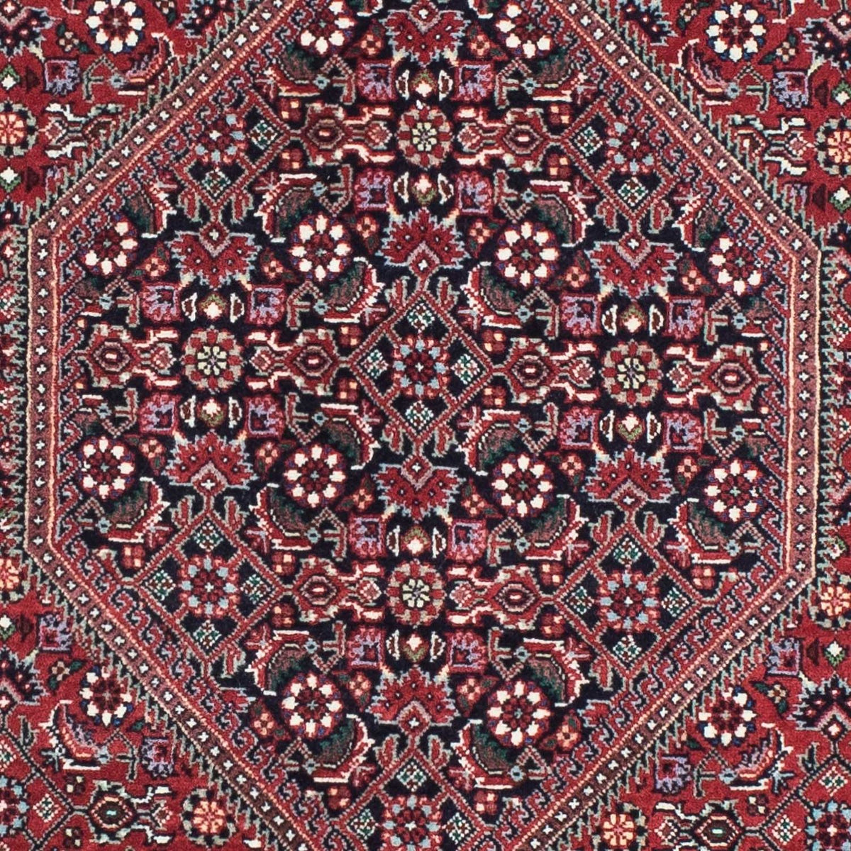 Løber Persisk tæppe - Bijar - 205 x 72 cm - mørkeblå