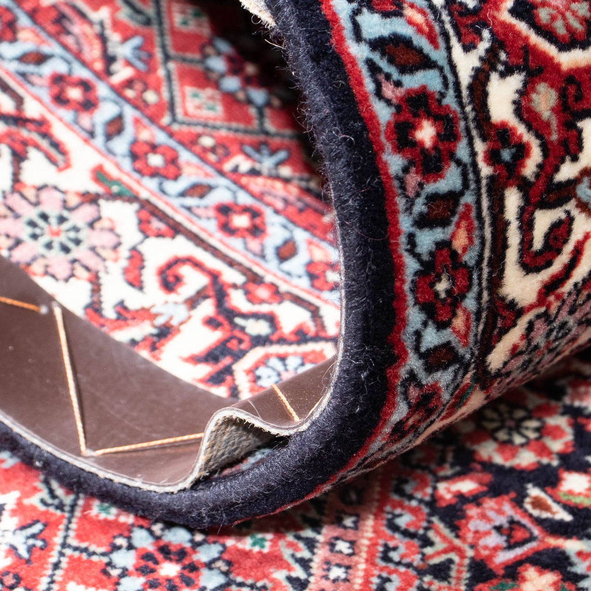 Løber Persisk tæppe - Bijar - 205 x 72 cm - mørkeblå