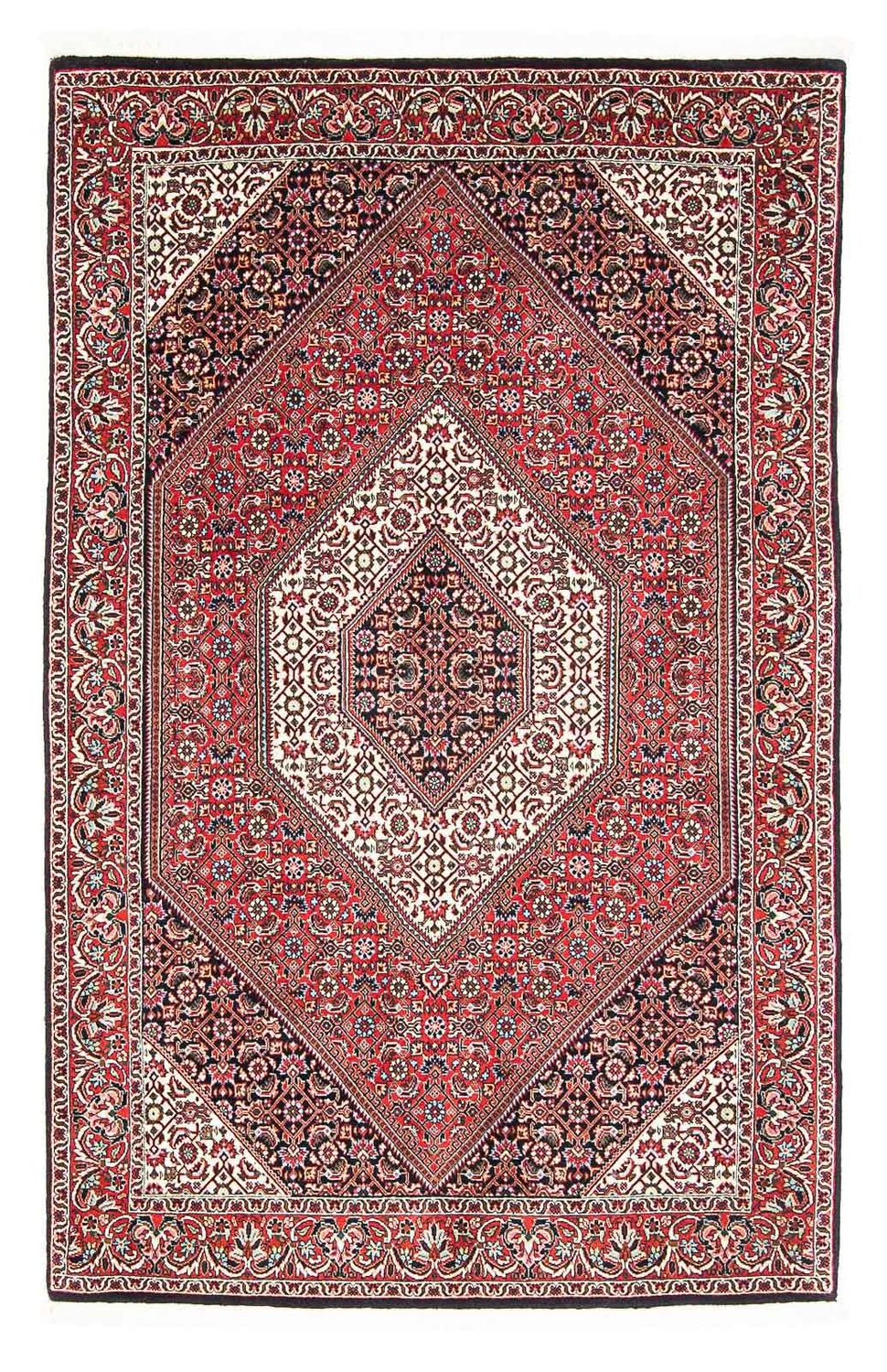 Persisk tæppe - Bijar - 172 x 112 cm - rød