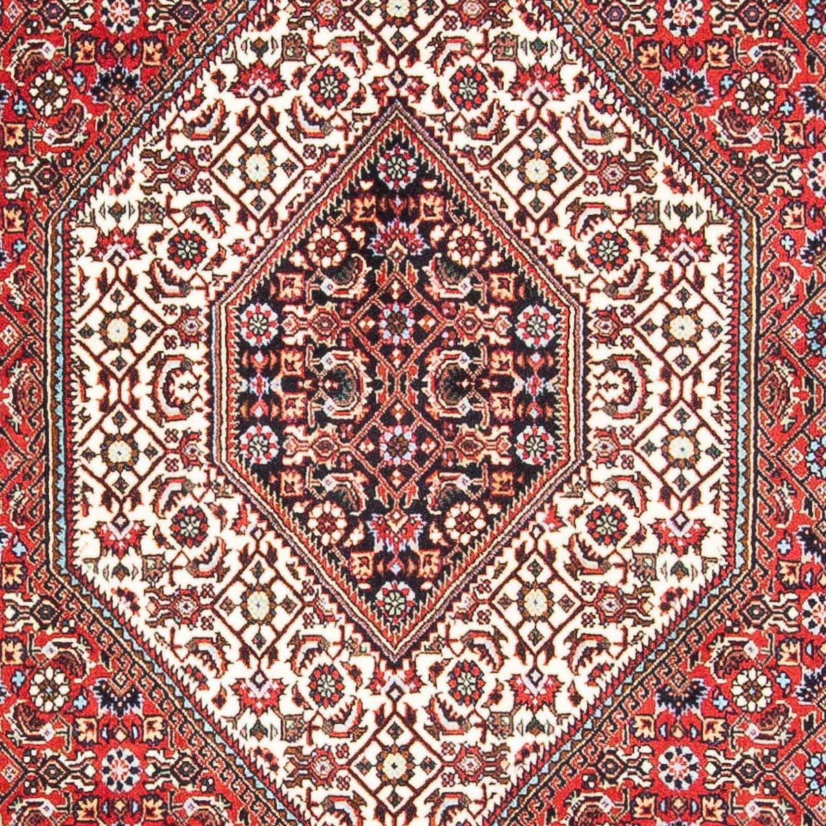 Persisk tæppe - Bijar - 172 x 112 cm - rød