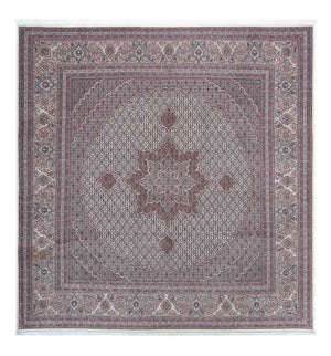 Persisk tæppe - Tabriz firkantet  - 258 x 252 cm - grå