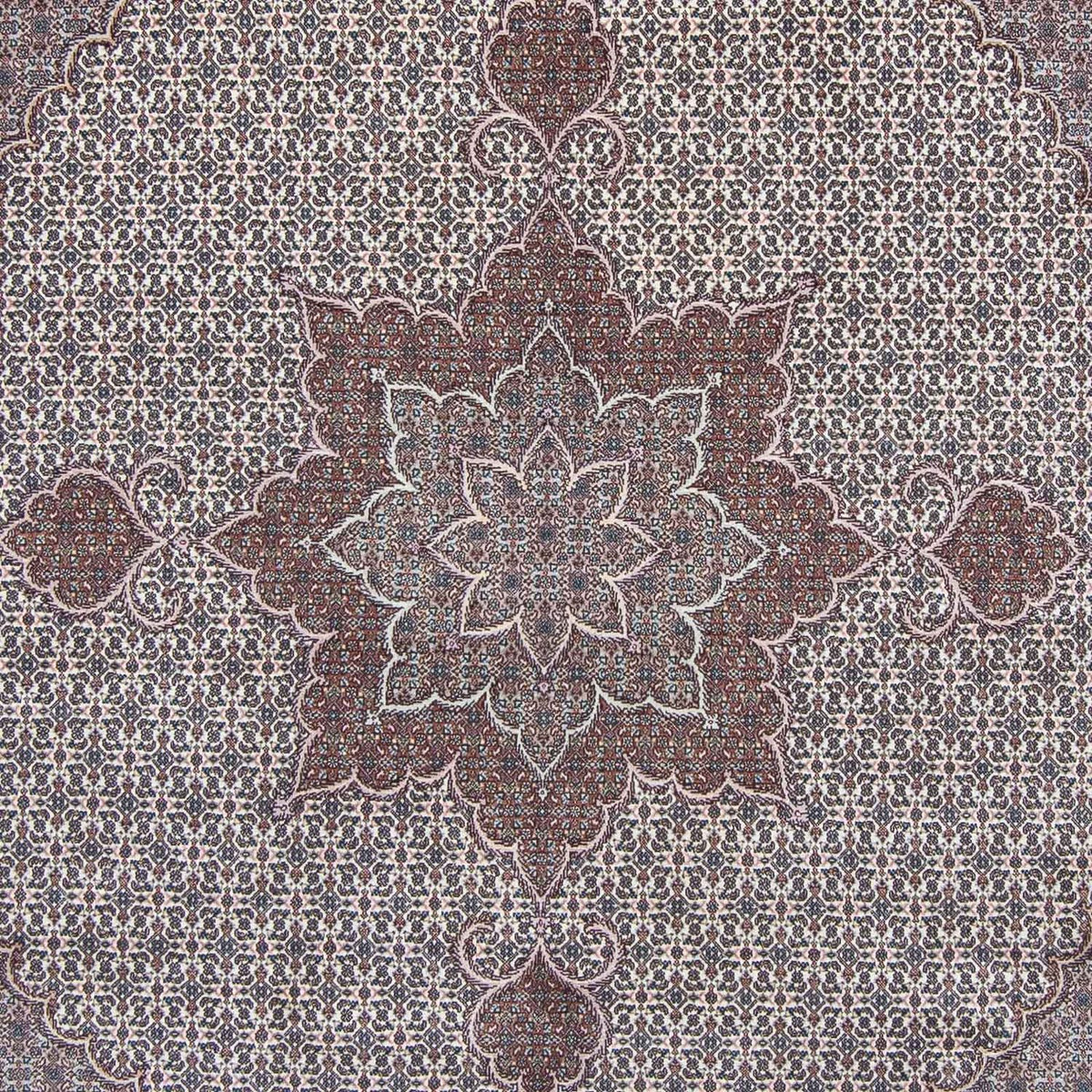 Persisk tæppe - Tabriz firkantet  - 258 x 252 cm - grå