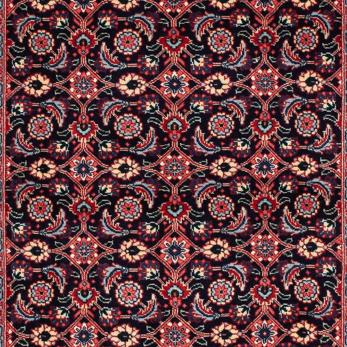 Løber Persisk tæppe - Tabriz - 197 x 66 cm - flerfarvet