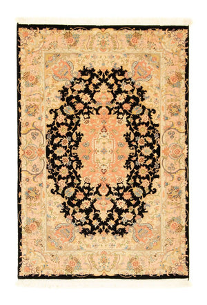 Persisk tæppe - Tabriz - Royal - 150 x 100 cm - mørkeblå