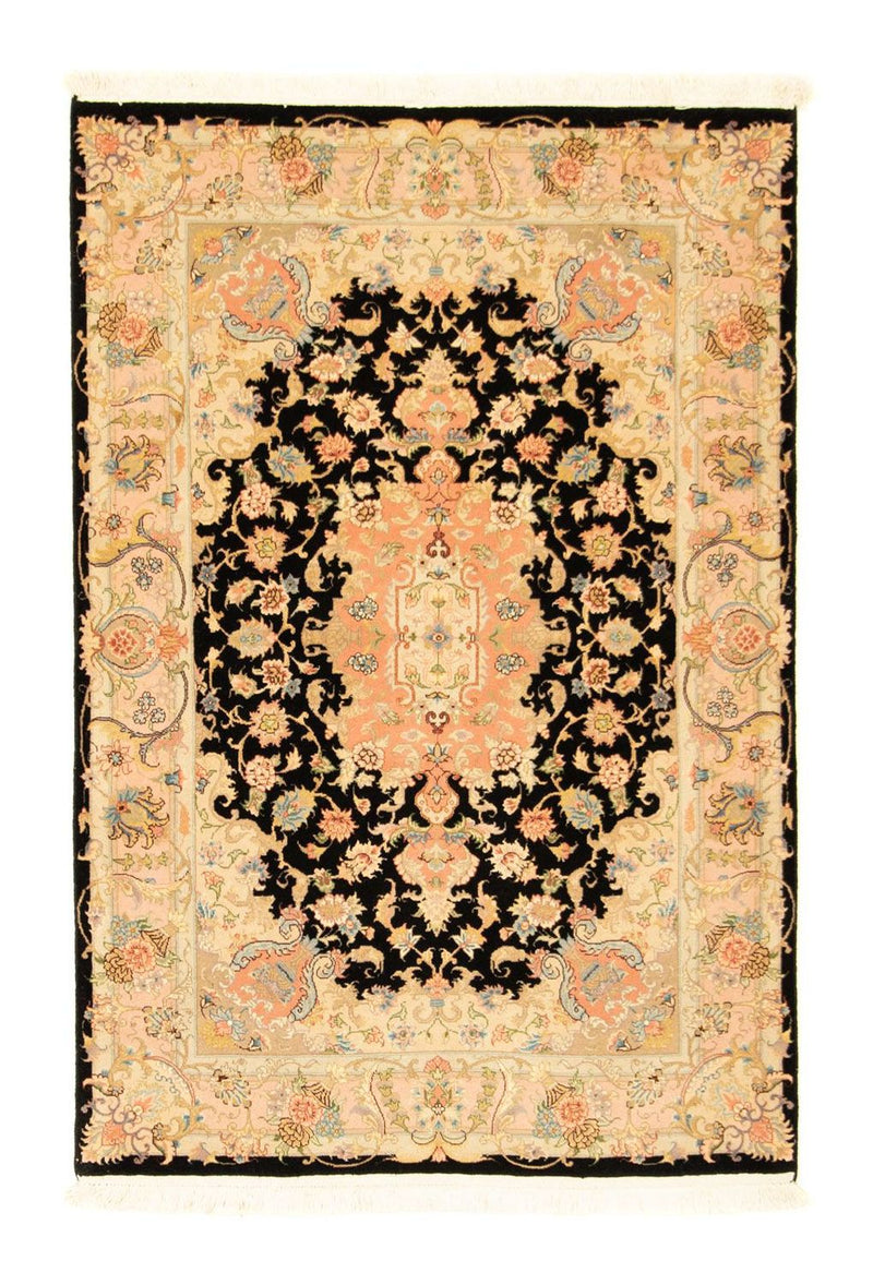 Persisk tæppe - Tabriz - Royal - 150 x 100 cm - mørkeblå