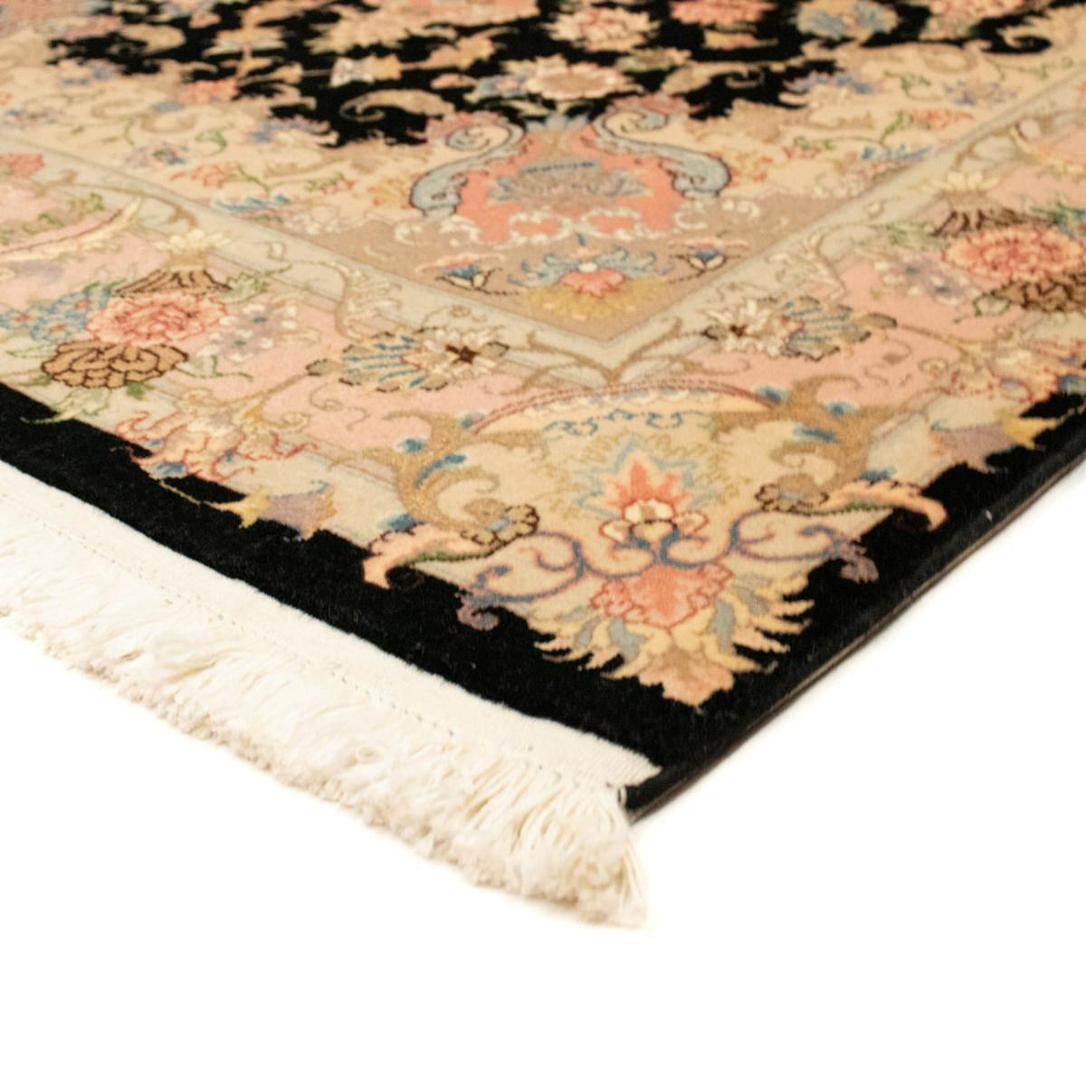 Persisk tæppe - Tabriz - Royal - 150 x 100 cm - mørkeblå