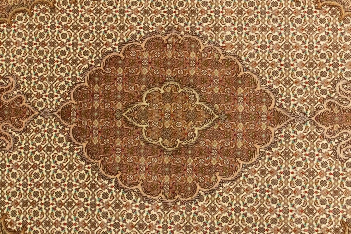 Persisk tæppe - Tabriz - Royal - 153 x 105 cm - beige