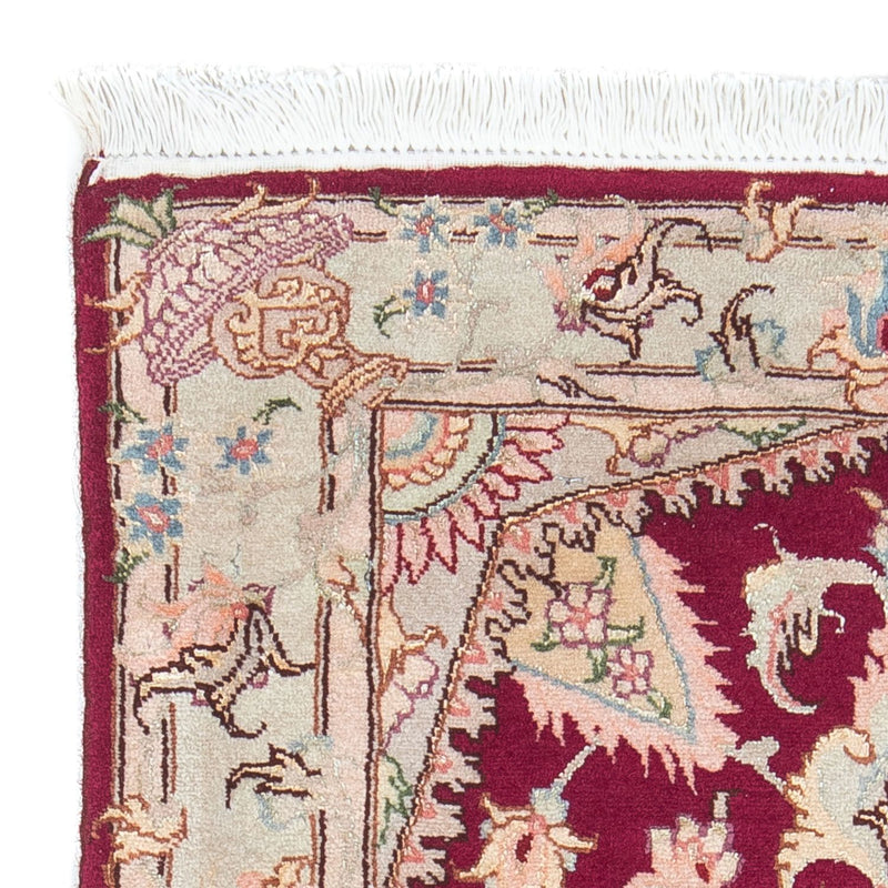 Persisk tæppe - Tabriz - Royal - 87 x 59 cm - mørkerød