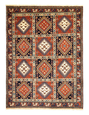 Persisk tæppe - Nomadisk - 197 x 145 cm - flerfarvet
