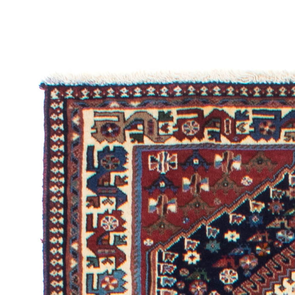 Løber Persisk tæppe - Bijar - 288 x 80 cm - mørkeblå