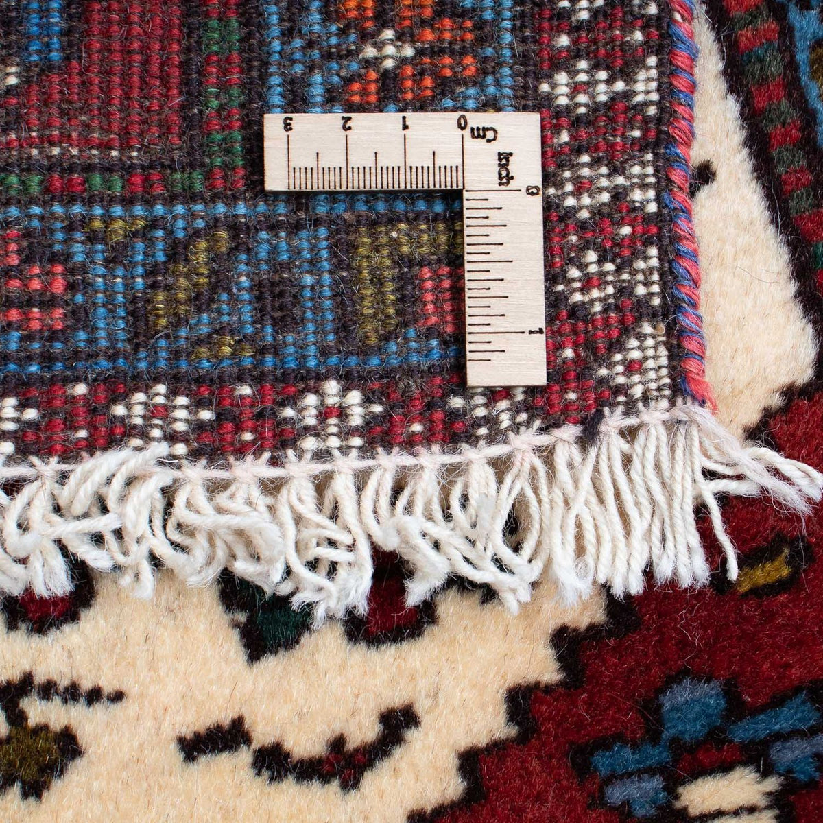 Persisk tæppe - Nomadisk - 96 x 63 cm - beige