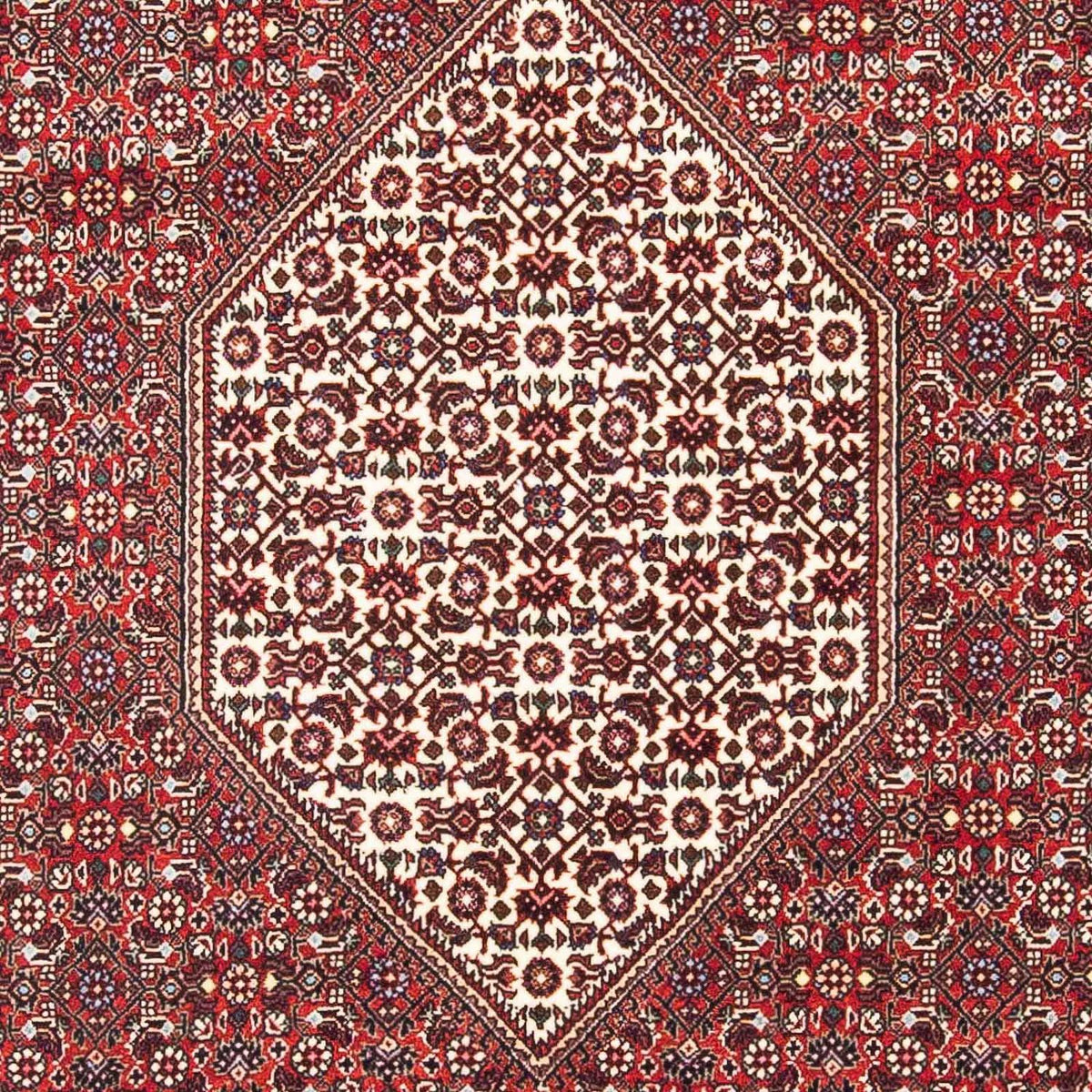 Persisk tæppe - Bijar - 185 x 112 cm - rød