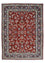 Persisk tæppe - Ghom - 181 x 136 cm - mørkerød