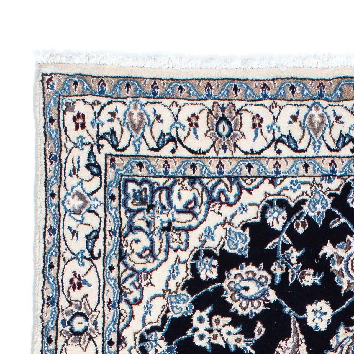 Løber Persisk tæppe - Nain - Royal - 174 x 106 cm - beige