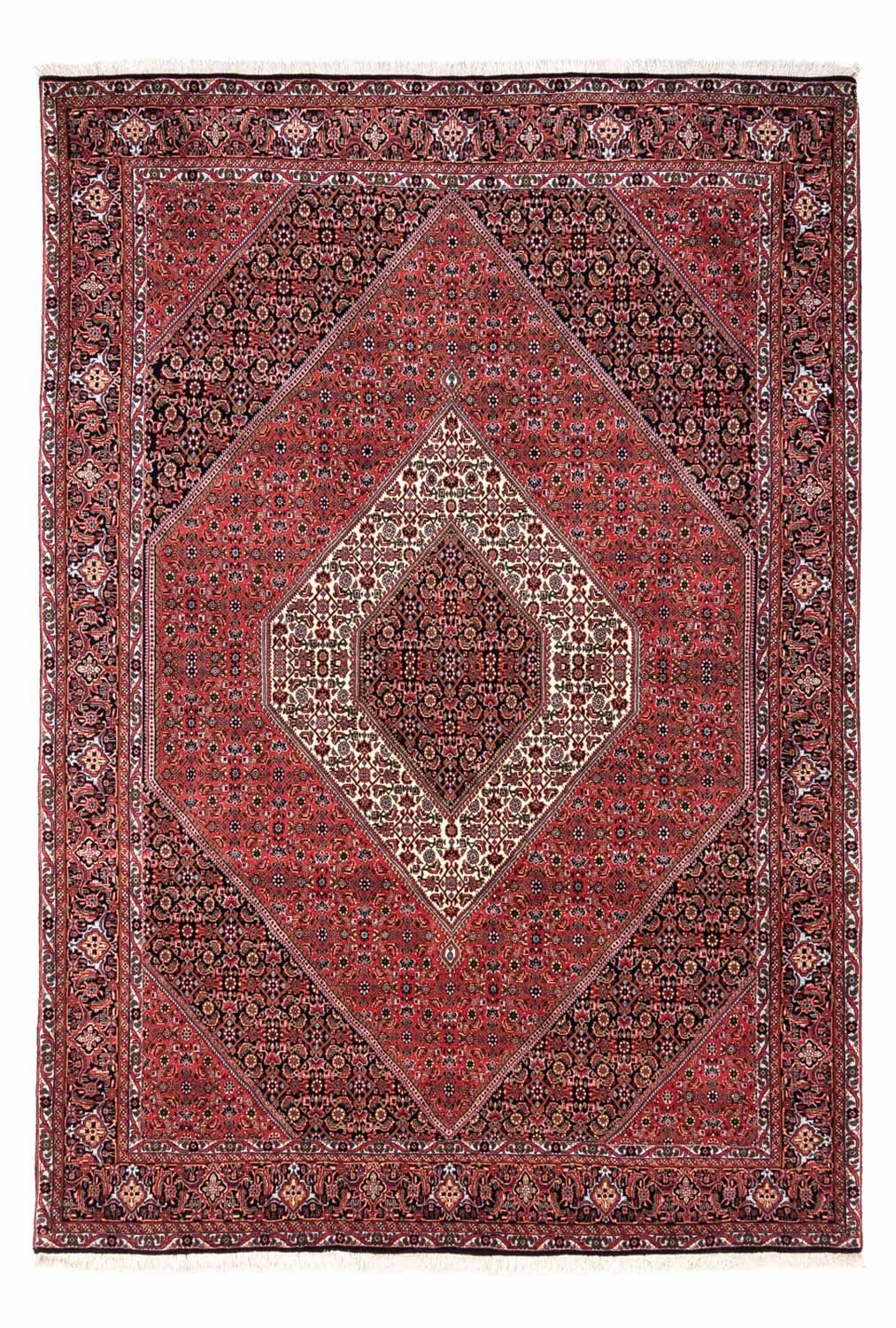 Persisk tæppe - Bijar - Royal - 300 x 200 cm - rød